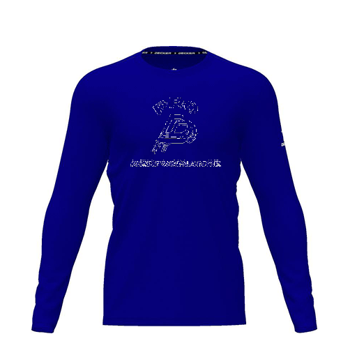 [FTLCDFRY-YXS-LOGO1] Dri Fit Performance T-Shirt (Youth XS, Royal, Logo 1, Long Sleeve)
