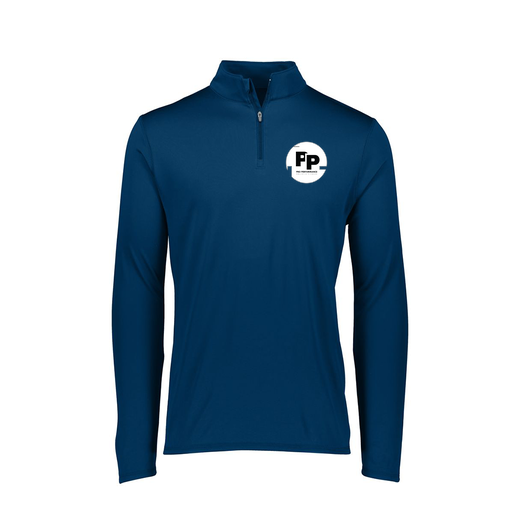 [2787.065.XS-LOGO2] Ladies Dri Fit 1/4 Zip Shirt (Female Adult XS, Navy, Logo 2)