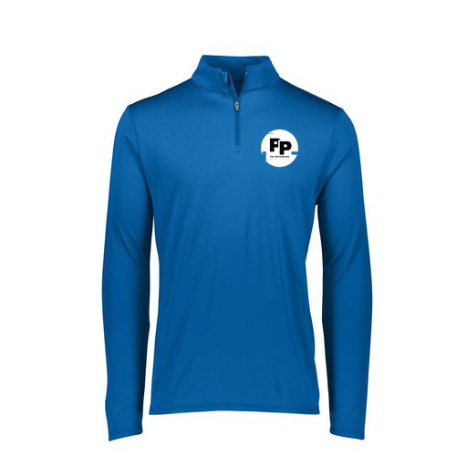 [2787.060.XS-LOGO2] Ladies Dri Fit 1/4 Zip Shirt (Female Adult XS, Royal, Logo 2)