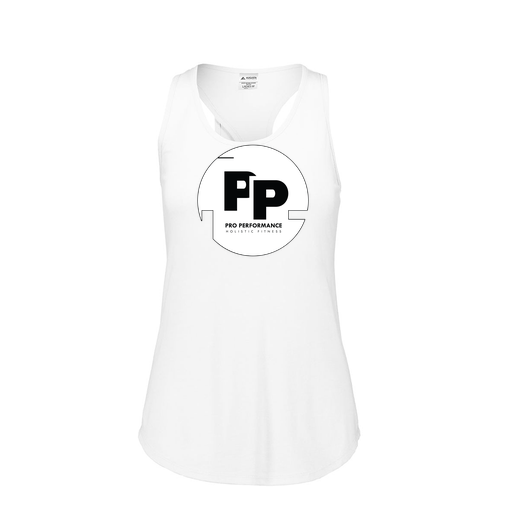 [3078.005.S-LOGO2] Ladies Tri Blend Tank Top (Female Adult S, White, Logo 2)