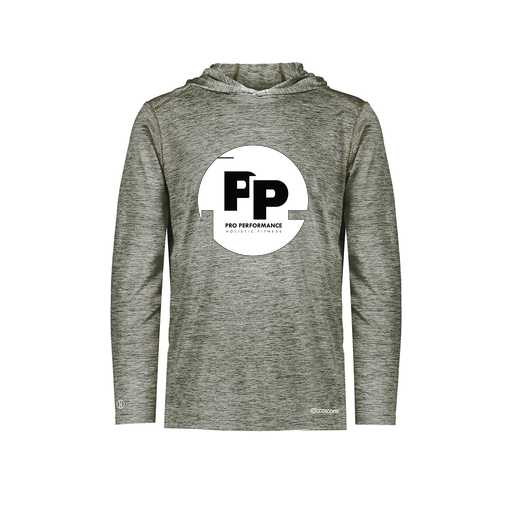 [FOLHCGGY-AS-LOGO2] Decker Men's Charge Hoodie (Adult S, Gray, Logo 2)