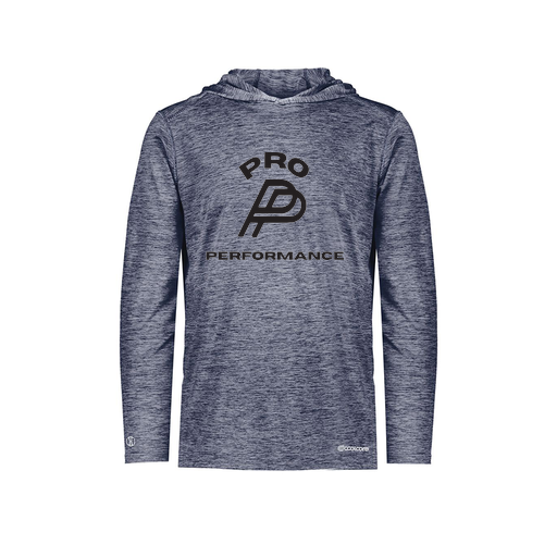 [FOLHCGNV-YS-LOGO1] Decker Youth Charge Hoodie (Youth S, Navy, Logo 1)