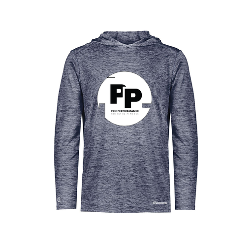 [FOLHCGNV-YS-LOGO2] Decker Youth Charge Hoodie (Youth S, Navy, Logo 2)