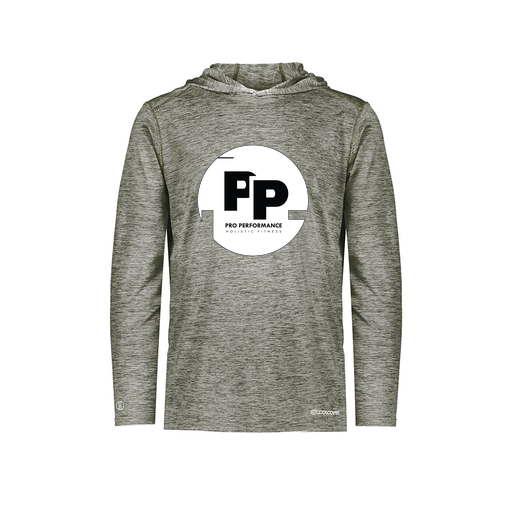 [FOLHCGGY-YS-LOGO2] Decker Youth Charge Hoodie (Youth S, Gray, Logo 2)