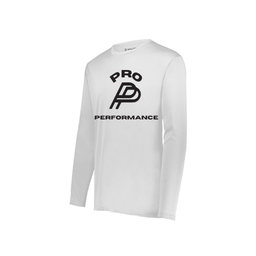 [222822.005.XS-LOGO1] Men's LS Smooth Sport Shirt (Adult XS, White, Logo 1)