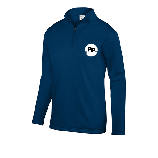 [5508.065.S-LOGO2] Youth FlexFleece 1/4 Zip (Youth S, Navy, Logo 2)
