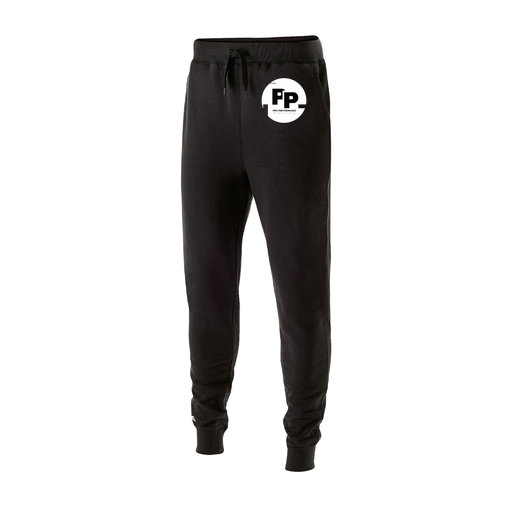 [229648.080.S-LOGO2] Youth 60/40 Fleece Jogger (Youth S, Black, Logo 2)
