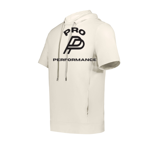 [222605-WHT-YS-LOGO1] YOUTH VENTURA SOFT KNIT SHORT SLEEVE HOODIE (Youth S, White, Logo 1)