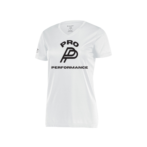 [222820.005.S-LOGO1] Ladies Movement Dri Fit Shirt (Female Adult S, White, Logo 1)