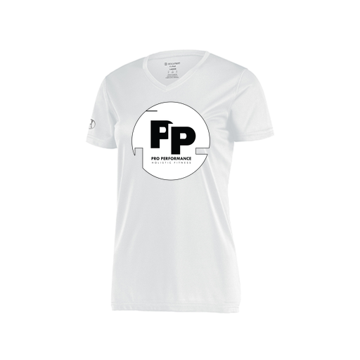 [222820.005.S-LOGO2] Ladies Movement Dri Fit Shirt (Female Adult S, White, Logo 2)