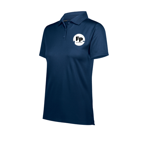 [222768.065.XS-LOGO2] Ladies Prism Polo (Female Adult XS, Navy, Logo 2)